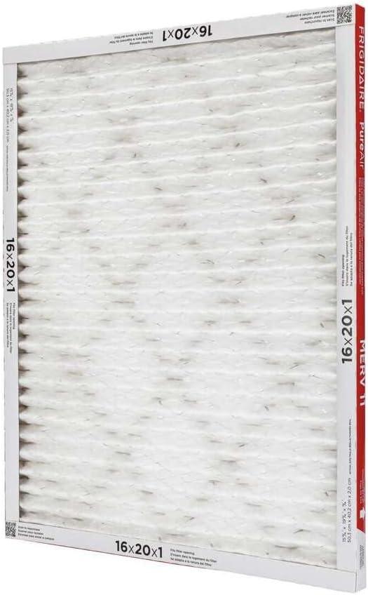 imageFrigidaire PureAir 20x25x1 MERV 8 Allergen Electrostatic Pleated Air Conditioner HVAC AC Furnace Filters 6 Pack exact dimensions 1981 X 2481 X 08116 x 20 x 1