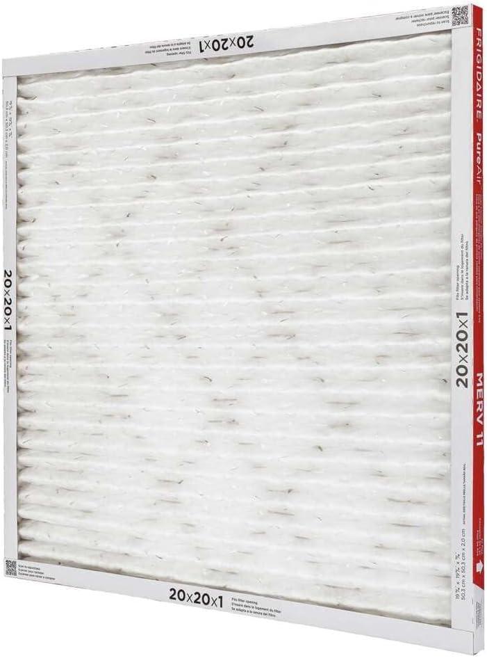 imageFrigidaire PureAir 20x25x1 MERV 8 Allergen Electrostatic Pleated Air Conditioner HVAC AC Furnace Filters 6 Pack exact dimensions 1981 X 2481 X 08120 x 20 x 1