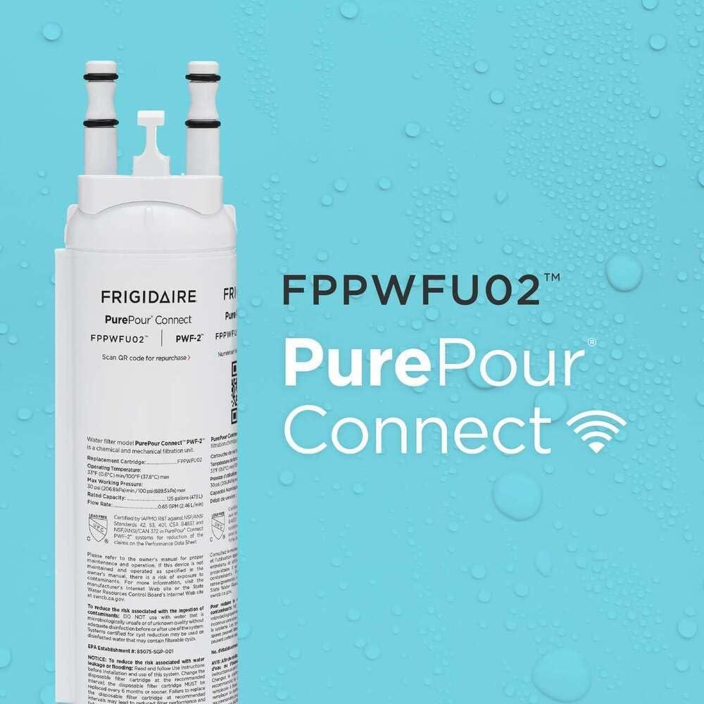 imageFrigidaire PurePour Connect PWF2 Water ampamp Ice Refrigerator FilterFPPWFU02 Water Filter