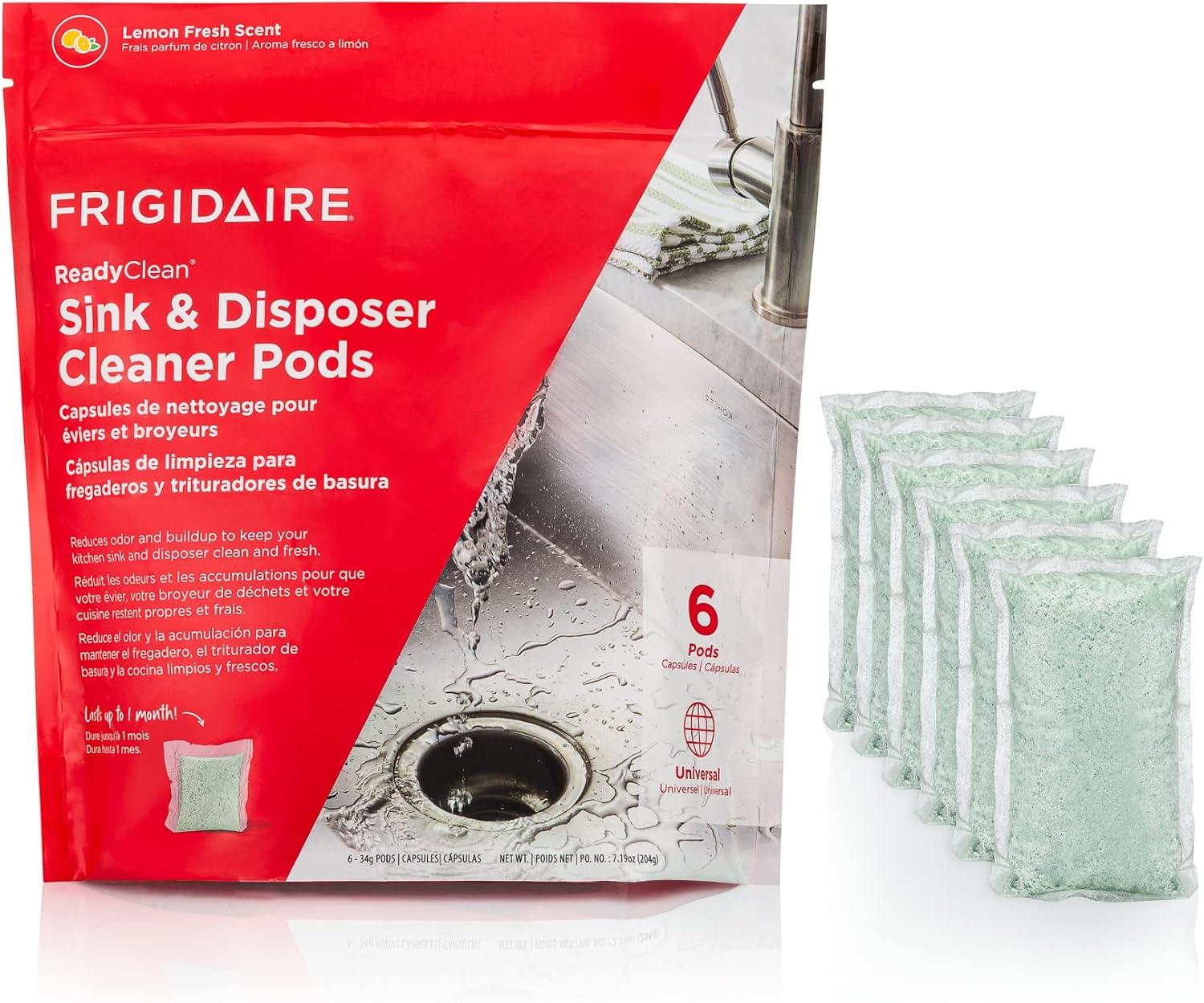 imageFrigidaire ReadyClean Probiotic Dishwasher Cleaner 6 Tablets White 6 CountSink and Disposal Probiotic