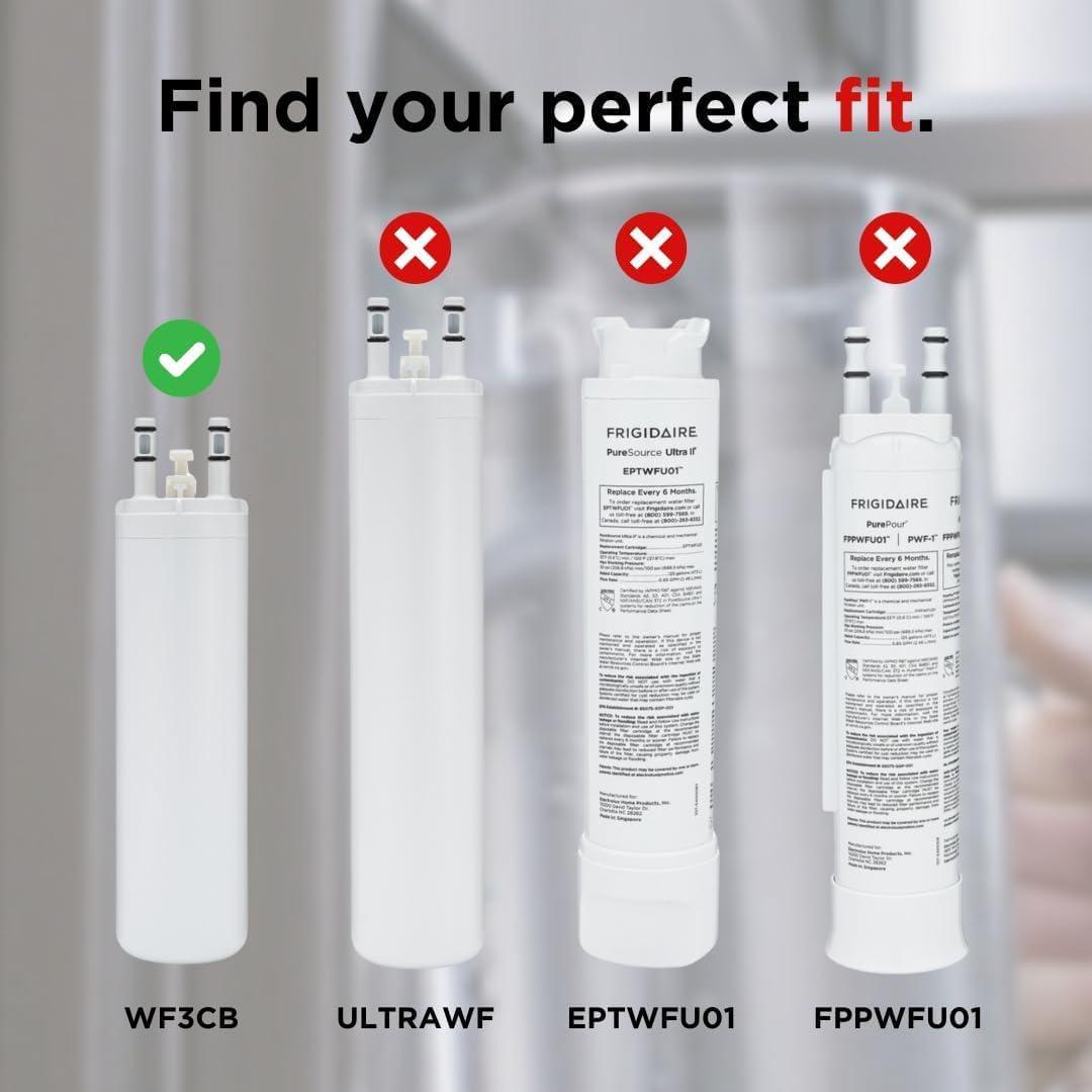 imageFrigidaire WF3CB Puresource3 Refrigerator Water Filter White 1 Count Pack of 12 Pack