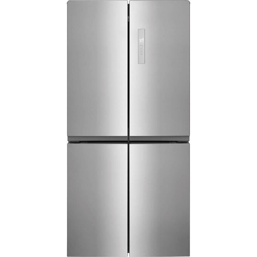 imageFrigidaire 174 Cu Ft 4 Door Refrigerator in Brushed Steel with Adjustable Freezer StorageOriginal