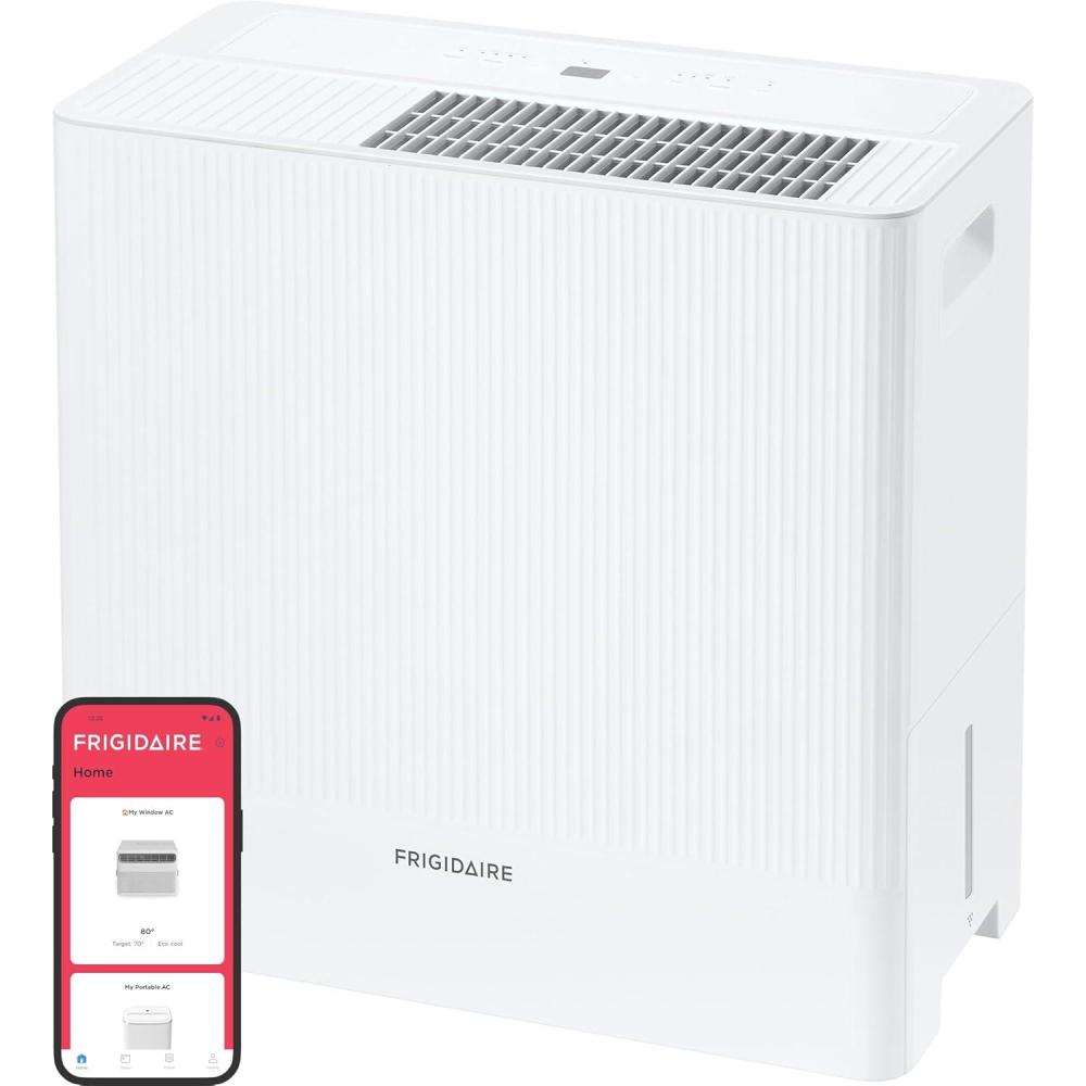 imageFrigidaire 50 Pint Dehumidifier 4500 Square Foot Coverage Ideal for Large Rooms and Basements 17 Gallon Bucket Capacity50 Pint w Pump New 2025