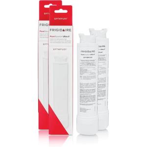 FRIGIDAIRE EPTWFU01 PureSource Ultra II Refrigerator Water Filter, 1 Count, White(2 Pack)