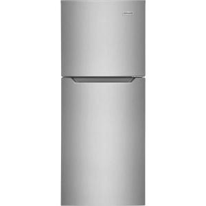 Frigidaire 11.6 Cu. Ft. Compact ADA Top Freezer Refrigerator in Brushed Steel with Electronic Control Panel, Reversible Door Swing, ENERGY STAR(Brushed Steel)