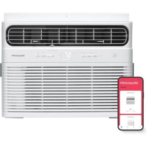 Frigidaire 12,000 BTU Smart Inverter Window Air Conditioner with Wi-Fi and Energy Star Certification, Cools Up to 550 Sq. Ft., Ultra Quiet Operation, White(12 000 BTU)