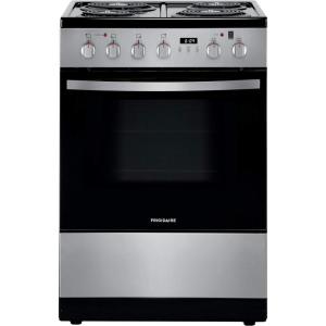 Frigidaire 24 in. 1.9 Cu. Ft. Electric Range in Stainless Steel with Hidden Bake, ADA Compliant(Stainless Steel)