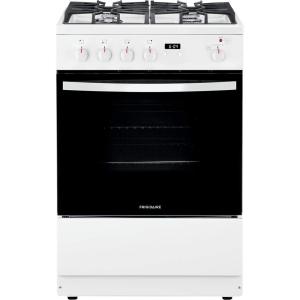 Frigidaire 24 in. 1.9 Cu. Ft. Gas Range in Stainless Steel with Continuous Cast Iron Grates, ADA Compliant(White)
