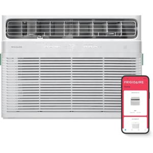 Frigidaire 24,000 BTU Smart Inverter Window Air Conditioner with Wi-Fi and Energy Star Certification, Cools Up to 1,020 Sq. Ft., Ultra Quiet Operation, White