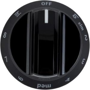 Frigidaire 316544007 Stovetop Burner Knob for Electric Ranges and Stoves, Black