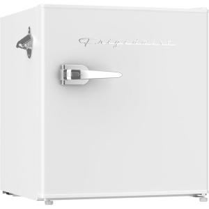 Frigidaire EFR176 1.6 cu. ft. Retro Bar Fridge with Side Bottle Opener (Blue)(White)