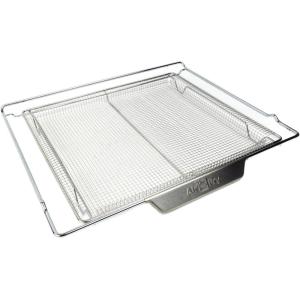 Frigidaire FG24AIRFTRY ReadyCook 24″ Air Fry Tray with Air Fry Basket and Oven Rack for Frigidaire Gallery Wall Ovens with Air Fry, Stainless Steel(For 24″ Oven)