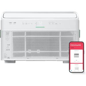 Frigidaire Gallery 10,000 BTU Smart Inverter Window Air Conditioner & Dehumidifier, 115V, Cools up to 450 Sq. Ft. for Apartment, Bedroom, Medium Rooms, with Remote(8 000 BTU New 2025)