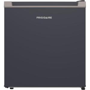 Frigidaire Retro Compact Mini Fridge with Freezer Compartment, Chrome Handles, Built-in Water Dispenser, (1.8 cu ft)(Black)