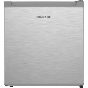 Frigidaire Retro Compact Mini Fridge with Freezer Compartment, Chrome Handles, Built-in Water Dispenser, (1.8 cu ft)(Stainless)