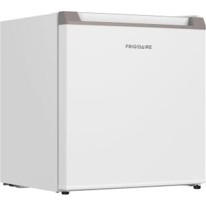 Frigidaire Retro Compact Mini Fridge with Freezer Compartment, Chrome Handles, Built-in Water Dispenser, (1.8 cu ft)(White)