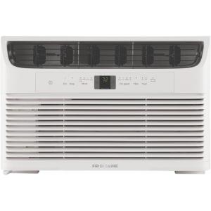 Frigidaire 12,000 BTU Window Air Conditioner with Remote Control, Cools Up to 550 Sq. Ft., Quiet Operation, Eco Mode, 3 Fan Speeds, Auto Restart, White(6 000 BTU Electronic Controls)