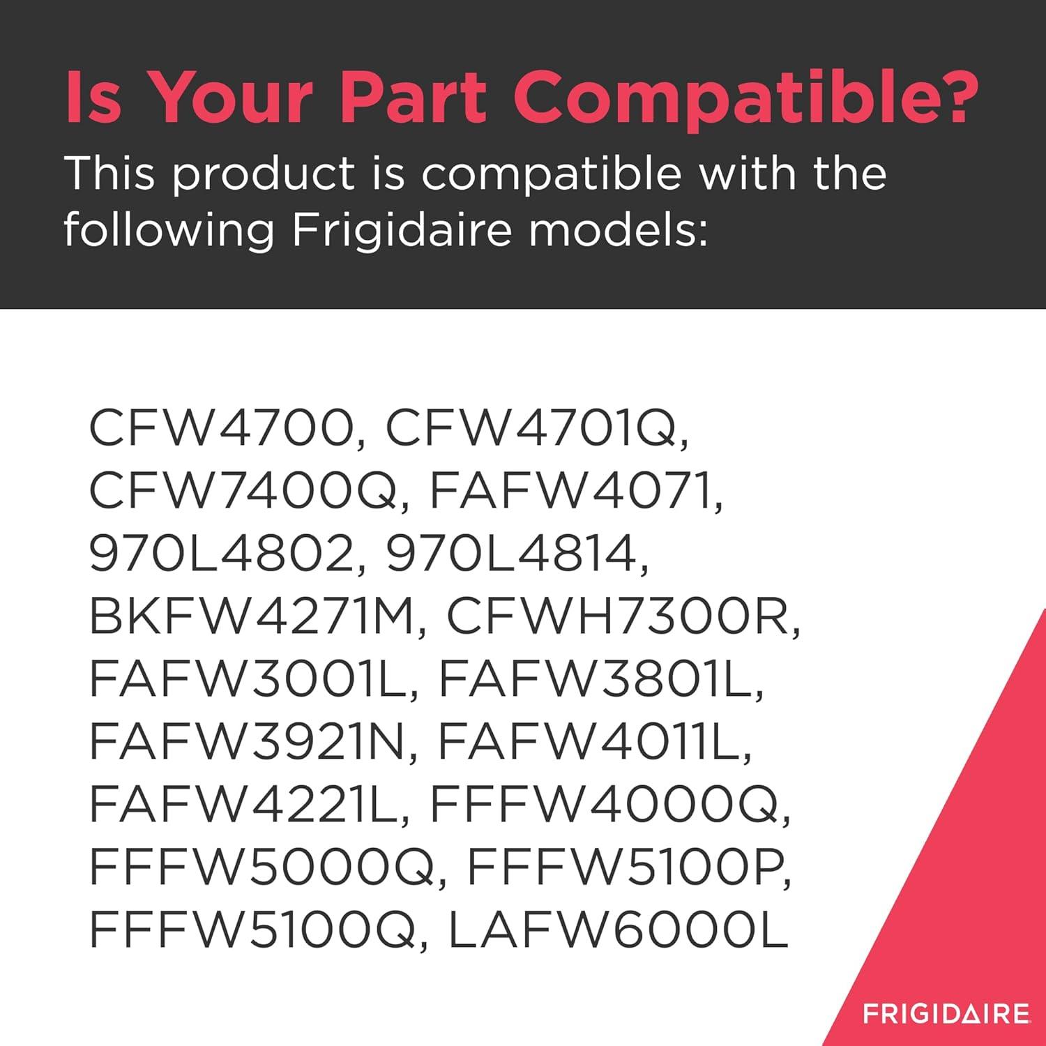 imageFrigidaire 137314510 Washer Dispenser Drawer Handle Frame for Washing Machines White